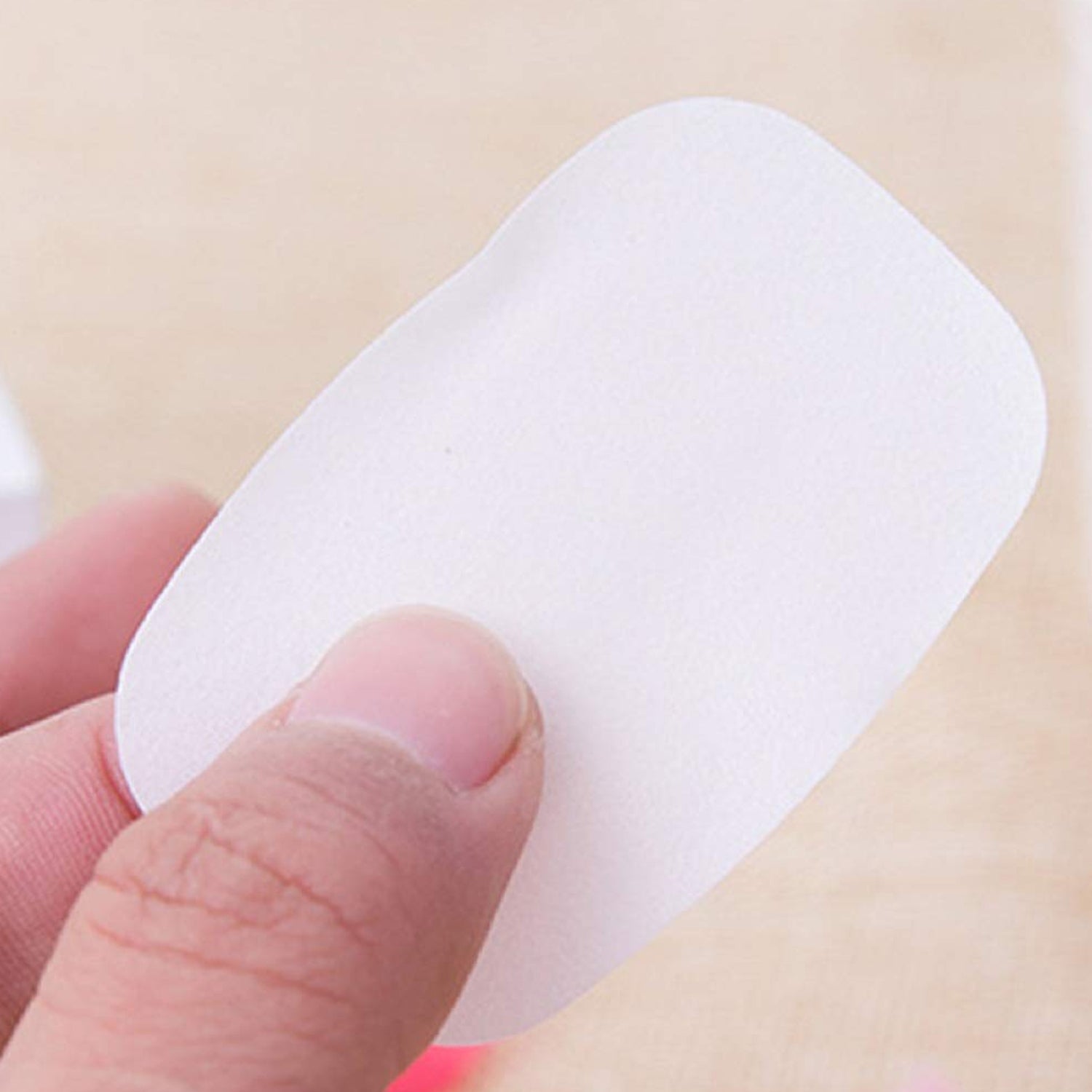 Travel Paper Soap Sheet with Mini Box (20 Sheets in a Pack Approx / Mix Color) Travel Paper Soap Sheet with Mini Box (20 Sheets in a Pack Approx / Mix Color)